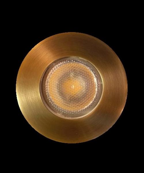 Brushed gold on sale led downlights